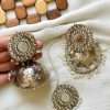 Beautiful & Stunning Jhumki Teeka Set