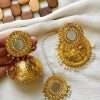 Beautiful & Stunning Jhumki Teeka Set