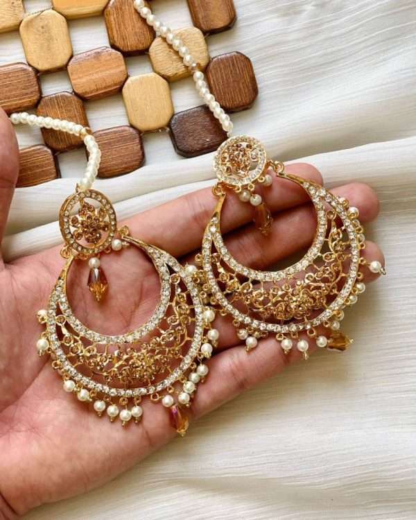 Beautiful Stone Studded  Earrings