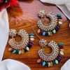 Kundan Earrings & Tika Set