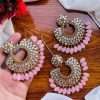 Kundan Earrings & Tika Set