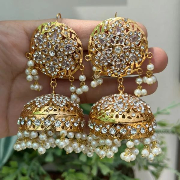 Hyderabadi Big Size Nauratan Jhumkas